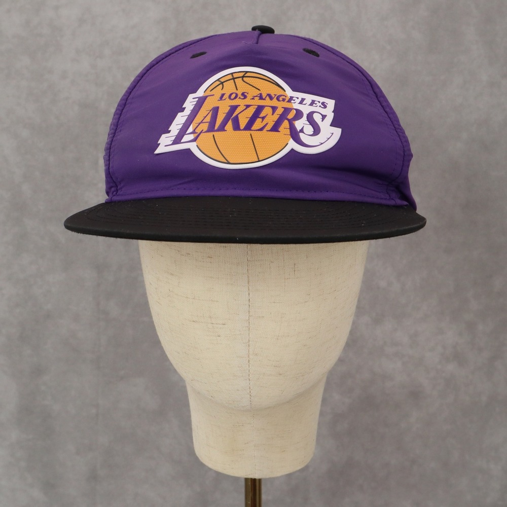 Ultra Game Purple Los Angles Lakers‎ Flat Bill Snap Back Baseball Cap Hat